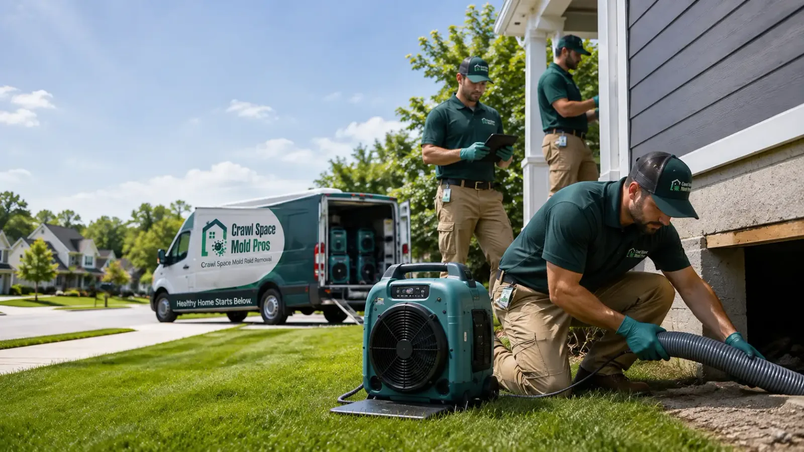 Crawl Space Mold Removal in Fort Ransom, ND